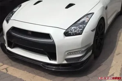 DarwinPro BSE Style Carbon Fiber Front Lip Spoiler Nissan GTR R35 DBA 2012-2016 - CF8353-2BSE.FL