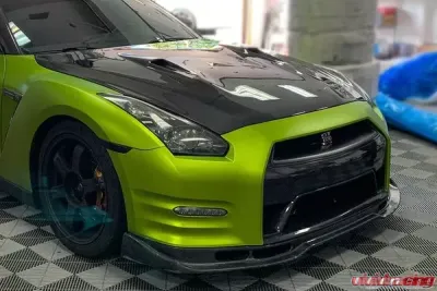 DarwinPro BSE Style Carbon Fiber Front Lip Spoiler Nissan GTR R35 DBA 2012-2016 - CF8353-2BSE.FL