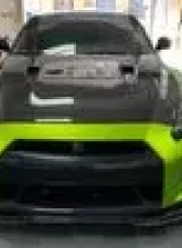DarwinPro BSE Style Carbon Fiber Front Lip Spoiler Nissan GTR R35 DBA 2012-2016                                     - CF8353-2BSE.FL - Image 6