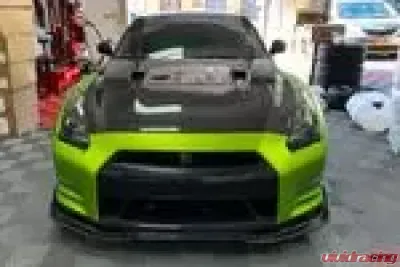 DarwinPro BSE Style Carbon Fiber Front Lip Spoiler Nissan GTR R35 DBA 2012-2016 - CF8353-2BSE.FL