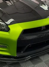 DarwinPro BSE Style Carbon Fiber Front Lip Spoiler Nissan GTR R35 DBA 2012-2016                                     - CF8353-2BSE.FL - Image 8