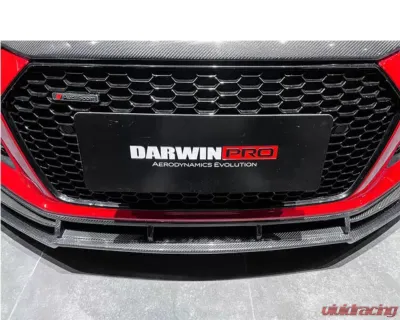 DarwinPro Autoclave Dry Carbon Fiber iMP Performance Carbon Fiber Front Lip Audi R8 Coupe | Spyder 2016-2018 - DRYCF8358IMP-FL