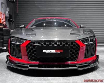 DarwinPro Autoclave Dry Carbon Fiber iMP Performance Carbon Fiber Front Lip Audi R8 Coupe | Spyder 2016-2018 - DRYCF8358IMP-FL