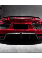 DarwinPro Carbon Fiber iMP Performance Carbon Fiber Rear Diffuser Audi R8 Coupe | Spyder 2016-2018                                     - CF8358IMP-RD - Image 9