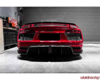 DarwinPro Carbon Fiber iMP Performance Carbon Fiber Rear Diffuser Audi R8 Coupe | Spyder 2016-2018 - CF8358IMP-RD
