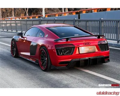 DarwinPro Carbon Fiber iMP Performance Carbon Fiber Rear Diffuser Audi R8 Coupe | Spyder 2016-2018 - CF8358IMP-RD