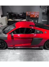DarwinPro Autoclave Dry Carbon Fiber iMP Performance Carbon Fiber Side Skirts Under Board Audi R8 Coupe 2016-2018                                     - DRYCF8358IMP-SSUB - Image 11
