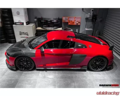 DarwinPro Autoclave Dry Carbon Fiber iMP Performance Carbon Fiber Side Skirts Under Board Audi R8 Coupe 2016-2018 - DRYCF8358IMP-SSUB