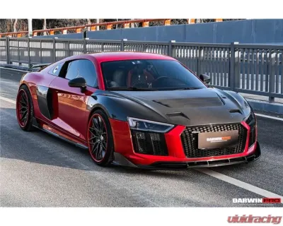DarwinPro Autoclave Dry Carbon Fiber iMP Performance Carbon Fiber Side Skirts Under Board Audi R8 Coupe 2016-2018 - DRYCF8358IMP-SSUB