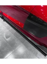 DarwinPro Autoclave Dry Carbon Fiber iMP Performance Carbon Fiber Side Skirts Under Board Audi R8 Coupe 2016-2018                                     - DRYCF8358IMP-SSUB - Image 6