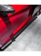 DarwinPro Autoclave Dry Carbon Fiber iMP Performance Carbon Fiber Side Skirts Under Board Audi R8 Coupe 2016-2018                                     - DRYCF8358IMP-SSUB - Image 7