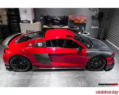 DarwinPro Autoclave Dry Carbon Fiber iMP Performance Carbon Fiber Side Skirts Under Board Audi R8 Coupe 2016-2018 - DRYCF8358IMP-SSUB