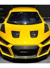 DarwinPro Double Sided Carbon Fiber IMPII Hood Audi R8 Coupe | Spyder 2016-2023                                     - DCF8358IMPII-H - Image 9