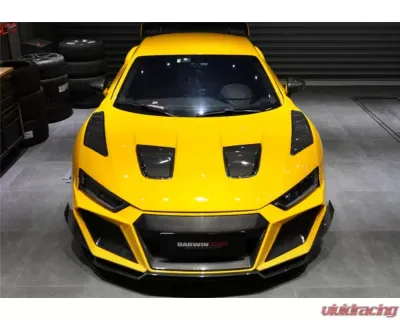 DarwinPro Double Sided Carbon Fiber IMPII Hood Audi R8 Coupe | Spyder 2016-2023 - DCF8358IMPII-H