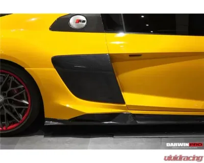 DarwinPro Autoclave Dry Carbon Fiber IMPII Side Door Panel Blades Audi R8 Coupe | Spyder 2016-2023 - DRYCF8358IMPII-SB
