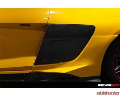 DarwinPro Autoclave Dry Carbon Fiber IMPII Side Door Panel Blades Audi R8 Coupe | Spyder 2016-2023 - DRYCF8358IMPII-SB