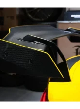 DarwinPro Autoclave Dry Carbon Fiber IMPII Trunk Spoiler Wing Audi R8 Coupe 2016-2023                                     - DRYCF8358IMPII-W - Image 7