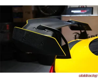 DarwinPro Autoclave Dry Carbon Fiber IMPII Trunk Spoiler Wing Audi R8 Coupe 2016-2023 - DRYCF8358IMPII-W