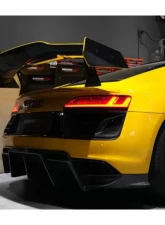 DarwinPro Autoclave Dry Carbon Fiber IMPII Trunk Spoiler Wing Audi R8 Coupe 2016-2023                                     - DRYCF8358IMPII-W - Image 8