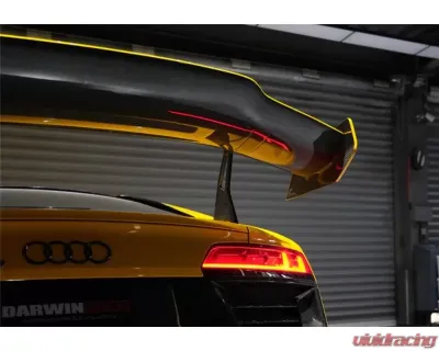 DarwinPro Autoclave Dry Carbon Fiber IMPII Trunk Spoiler Wing Audi R8 Coupe 2016-2023 - DRYCF8358IMPII-W