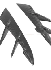 DarwinPro Carbon Fiber BKSS Style Carbon Fiber Front Bumper VentsToyota GR Supra J29 | DB A90 A91 2020-2024                                     - CF8380BKSS-FBVT - Image 2