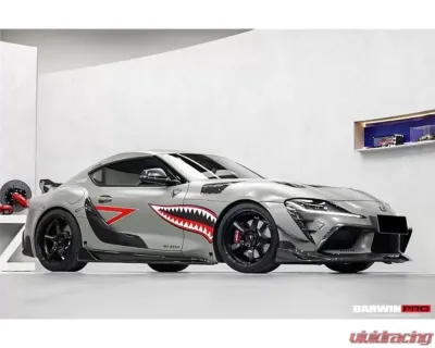DarwinPro Carbon Fiber BKSS Style Carbon Fiber Front Bumper VentsToyota GR Supra J29 | DB A90 A91 2020-2024 - CF8380BKSS-FBVT