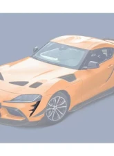 DarwinPro Carbon Fiber BKSS Style Carbon Fiber Front Bumper VentsToyota GR Supra J29 | DB A90 A91 2020-2024                                     - CF8380BKSS-FBVT - Image 6