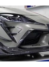 DarwinPro Carbon Fiber BKSS Style Carbon Fiber Front Bumper VentsToyota GR Supra J29 | DB A90 A91 2020-2024                                     - CF8380BKSS-FBVT - Image 9