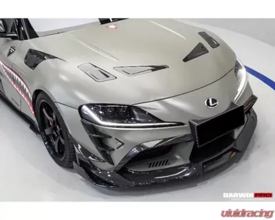 DarwinPro Carbon Fiber BKSS Style Carbon Fiber Front Bumper VentsToyota GR Supra J29 | DB A90 A91 2020-2024 - CF8380BKSS-FBVT