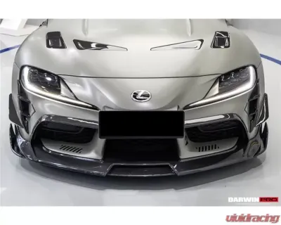 DarwinPro Carbon Fiber BKSS Style Front Lip Toyota GR Supra J29 | DB A90 A91 2020-2024 - CF8380BKSS-FL