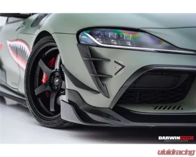 DarwinPro Carbon Fiber BKSS Style Front Lip Toyota GR Supra J29 | DB A90 A91 2020-2024 - CF8380BKSS-FL