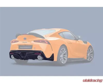 DarwinPro Carbon Fiber BKSS Style Rear Diffuser Lip Toyota GR Supra J29 | DB A90 A91 2020-2024 - CF8380BKSS-RD