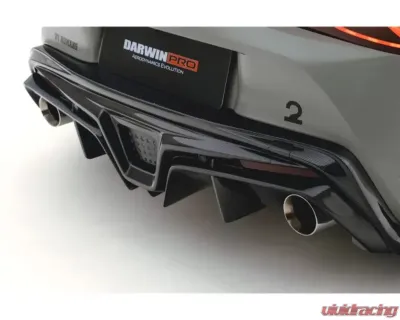 DarwinPro Carbon Fiber BKSS Style Rear Diffuser Lip Toyota GR Supra J29 | DB A90 A91 2020-2024 - CF8380BKSS-RD