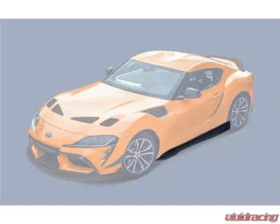 DarwinPro Forged Carbon Fiber BKSS Style Carbon Fiber Side Skirts Toyota GR Supra J29 | DB A90 A91 2020-2024 - FGCF8380BKSS-SS