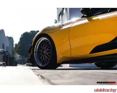 DarwinPro Forged Carbon Fiber BKSS Style Carbon Fiber Side Skirts Toyota GR Supra J29 | DB A90 A91 2020-2024 - FGCF8380BKSS-SS