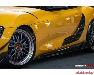 DarwinPro Forged Carbon Fiber BKSS Style Carbon Fiber Side Skirts Toyota GR Supra J29 | DB A90 A91 2020-2024 - FGCF8380BKSS-SS
