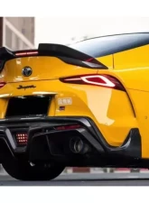 DarwinPro Carbon Fiber BKSS Style Trunk Spoiler Toyota GR Supra J29 | DB A90 A91 2020-2024                                     - CF8380BKSS-TS - Image 14