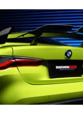 DarwinPro CFRP BKSSII Style Carbon Fiber Trunk Spoiler BMW M4 G82 2021-2023                                     - CF8485BKSSII-W - Image 12