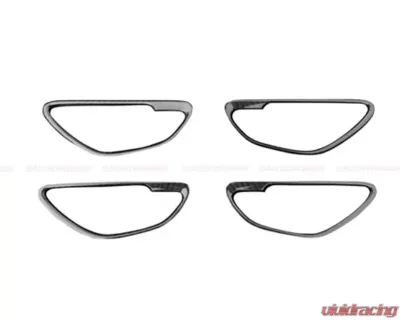 DarwinPro Autoclave Forged Carbon Fiber Interior Door Handle Cover Trim Mercedes Benz W205 C Class GLC X253 2015-2021 - FGCF8502OEM-INTR-3