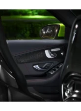 DarwinPro Autoclave Forged Carbon Fiber Interior Door Handle Cover Trim Mercedes Benz W205 C Class GLC X253 2015-2021                                     - FGCF8502OEM-INTR-3 - Image 5