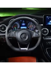 DarwinPro Autoclave Forged Carbon Fiber Interior Steering Wheel Trim Mercedes Benz W205 C63 AMG 2015-2021                                     - FGCF8502OEM-INTR-4 - Image 6