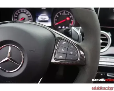 DarwinPro Autoclave Forged Carbon Fiber Interior Steering Wheel Trim Mercedes Benz W205 C63 AMG 2015-2021 - FGCF8502OEM-INTR-4