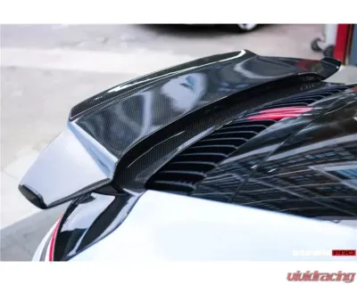 DarwinPro Autoclave Dry Carbon Fiber BKSSII Style Trunk Wing Porsche 911 | 992 Targa 2019-2023 - DRYCF9328BKSSII-W