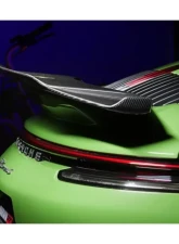 DarwinPro Autoclave Dry Carbon Fiber BKSSII Style Trunk Wing Porsche 911 | 992 Targa 2019-2023                                     - DRYCF9328BKSSII-W - Image 8