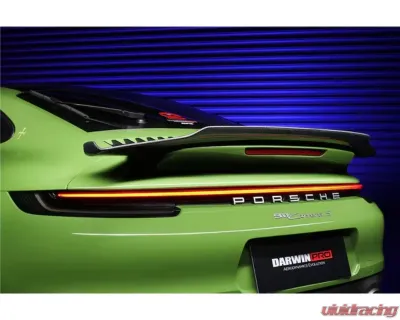 DarwinPro Autoclave Dry Carbon Fiber BKSSII Style Trunk Wing Porsche 911 | 992 Targa 2019-2023 - DRYCF9328BKSSII-W