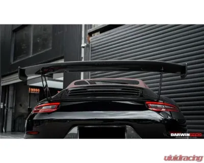 DarwinPro Autoclave Dry Carbon Fiber BKSS Style Wing Porsche 991 Carrera Convertible 2011-2019 - DRYCF9330BKSS-W