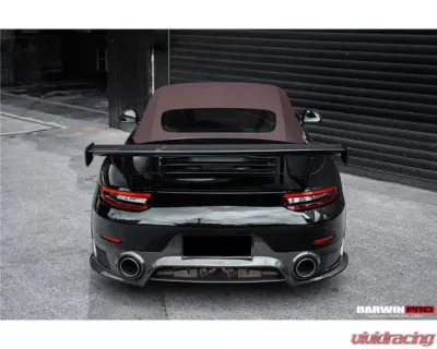DarwinPro Autoclave Dry Carbon Fiber BKSS Style Wing Porsche 991 Carrera Convertible 2011-2019 - DRYCF9330BKSS-W