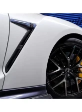 DarwinPro BKSS Style Carbon Fiber Side Skirts Nissan GTR R35 EBA 2017-2022                                     - CF8354BKSS-SS - Image 3