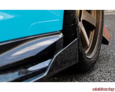 DarwinPro BKSS Style Carbon Fiber Side Skirts Nissan GTR R35 EBA 2017-2022 - CF8354BKSS-SS