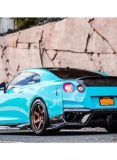 DarwinPro BKSS Style Carbon Fiber Side Skirts Nissan GTR R35 EBA 2017-2022                                     - CF8354BKSS-SS - Image 9